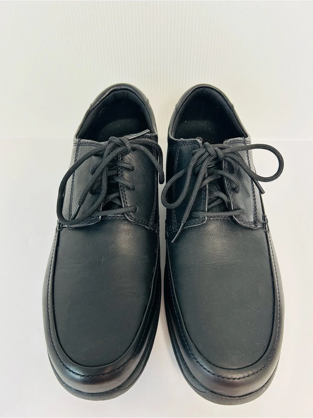 Rockport Leather NOS Adiprene by Adidas Webern Black Oxford Shoes Mens 11